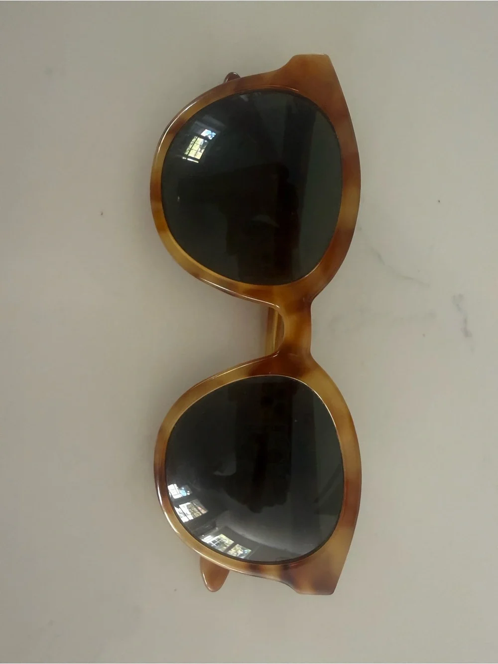 CHROME HEARTS - Round Tortoiseshell Unisex Sunglasses - Brown Lenses